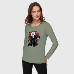 Женский лонгслив хлопок Алхимик Эдвард - фото 2