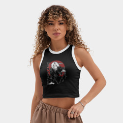 Женская укороченная майка-топ хлопок Алхимик Эдвард - фото 2