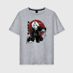 Женская футболка хлопок Oversize Алхимик Эдвард