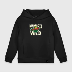 Детское худи Oversize хлопок Миннесота Уайлд, Minnesota Wild