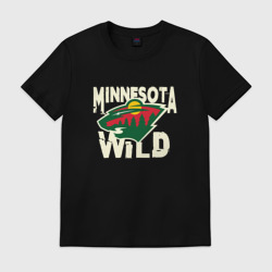 Мужская футболка хлопок Миннесота Уайлд, Minnesota Wild