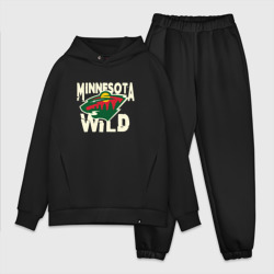 Мужской костюм oversize хлопок Миннесота Уайлд, Minnesota Wild