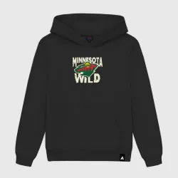 Женская толстовка хлопок Миннесота Уайлд, Minnesota Wild