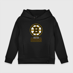 Детское худи Oversize хлопок Boston Bruins , Бостон Брюинз