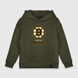 Детское худи Oversize хлопок Boston Bruins , Бостон Брюинз