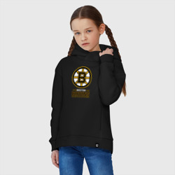 Детское худи Oversize хлопок Boston Bruins , Бостон Брюинз - фото 2