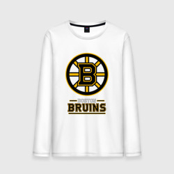 Мужской лонгслив хлопок Boston Bruins , Бостон Брюинз