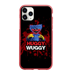 Чехол для iPhone 11 Pro Max матовый 3D Хаги Ваги Huggy Wuggy Poppy Playtime