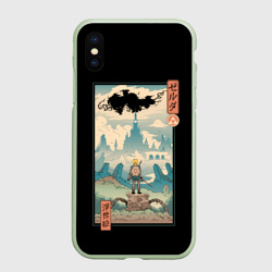 Чехол для iPhone XS Max матовый Link Japan art