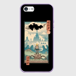 Чехол для iPhone 5/5S матовый Link Japan art