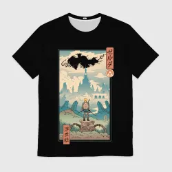 Мужская футболка 3D Link Japan art