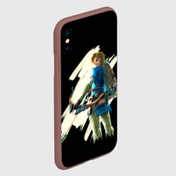 Чехол для iPhone XS Max матовый Линк с луком - фото 2