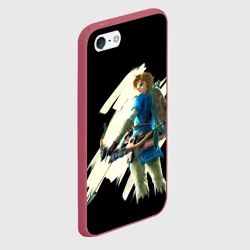 Чехол для iPhone 5/5S матовый Линк с луком - фото 2