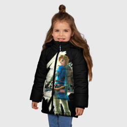 Зимняя куртка для девочек 3D Линк с луком - фото 2