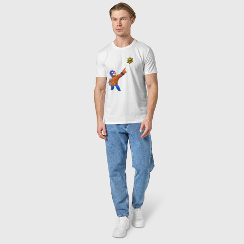 Мужская футболка хлопок Эль Примо 2.0, цвет белый - фото 5