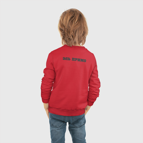 Детский свитшот хлопок Эль Примо 2.0, цвет красный - фото 6