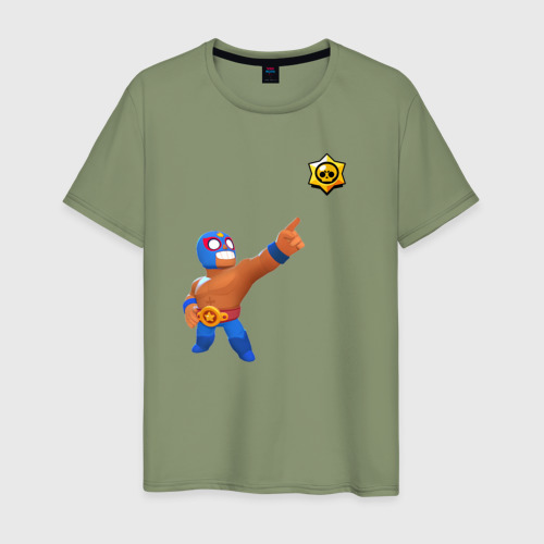 Мужская футболка хлопок Эль Примо 2.0, цвет авокадо