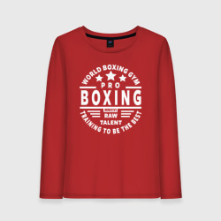 Женский лонгслив хлопок Pro boxing