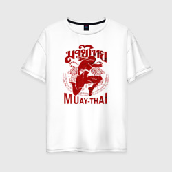 Женская футболка хлопок Oversize Muay Thai Thailand