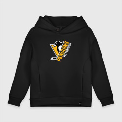 Детское худи Oversize хлопок Pittsburgh Penguins Питтсбург Пингвинз