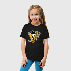 Детская футболка хлопок Pittsburgh Penguins Питтсбург Пингвинз - фото 2