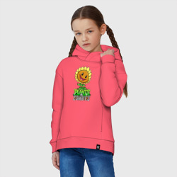 Детское худи Oversize хлопок Plants vs. Zombies Подсолнух - фото 2