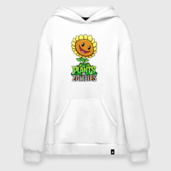 Худи SuperOversize хлопок Plants vs. Zombies Подсолнух