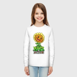 Детский лонгслив хлопок Plants vs. Zombies Подсолнух - фото 2