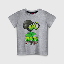 Детская футболка хлопок Plants vs. Zombies Горохомёт