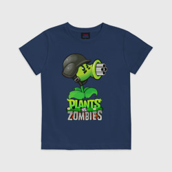 Детская футболка хлопок Plants vs. Zombies Горохомёт