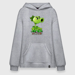 Худи SuperOversize хлопок Plants vs. Zombies Горохострел