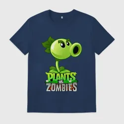 Мужская футболка хлопок Plants vs. Zombies Горохострел