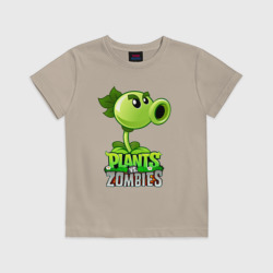 Детская футболка хлопок Plants vs. Zombies Горохострел