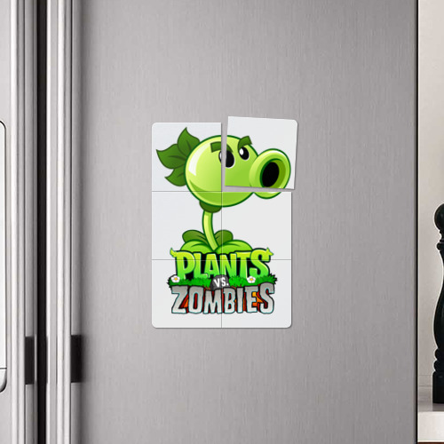 Магнитный плакат 2Х3 Plants vs. Zombies Горохострел - фото 4