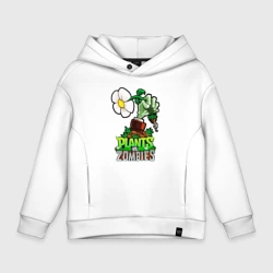 Детское худи Oversize хлопок Plants vs. Zombies рука зомби