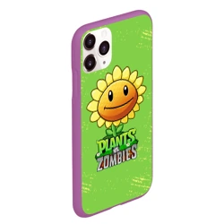 Чехол для iPhone 11 Pro Max матовый Подсолнух Plants vs. Zombies - фото 2