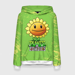 Женская толстовка 3D Подсолнух Plants vs. Zombies