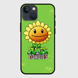 Чехол для iPhone 13 mini Подсолнух Plants vs. Zombies