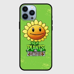 Чехол для iPhone 13 Pro Max Подсолнух Plants vs. Zombies