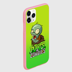 Чехол для iPhone 11 Pro Max матовый Plants vs. Zombies зомби - фото 2