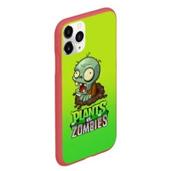 Чехол для iPhone 11 Pro Max матовый Plants vs. Zombies зомби - фото 2