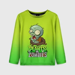 Детский лонгслив 3D Plants vs. Zombies зомби