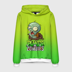 Мужская толстовка 3D Plants vs. Zombies зомби