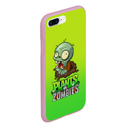 Чехол для iPhone 7Plus/8 Plus матовый Plants vs. Zombies зомби - фото 2