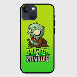 Чехол для iPhone 13 mini Plants vs. Zombies зомби