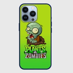 Чехол для iPhone 13 Pro Plants vs. Zombies зомби