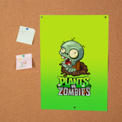 Постер Plants vs. Zombies зомби - фото 2