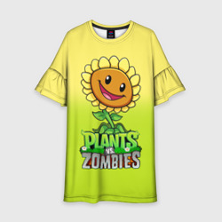 Детское платье 3D Plants vs. Zombies - Подсолнух