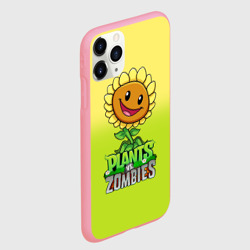 Чехол для iPhone 11 Pro Max матовый Plants vs. Zombies - Подсолнух - фото 2
