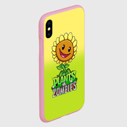 Чехол для iPhone XS Max матовый Plants vs. Zombies - Подсолнух - фото 2